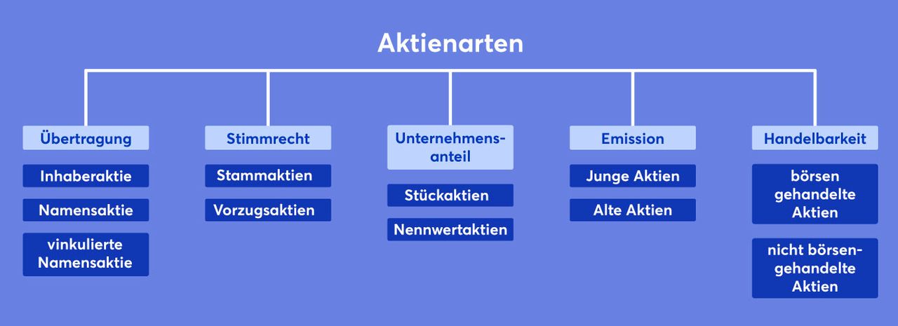 Aktienarten – Einfach Erklärt Inkl. Übersicht