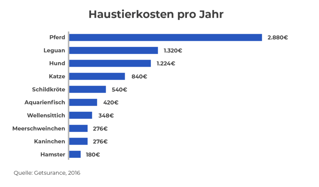 Haustierkosten pro Jahr