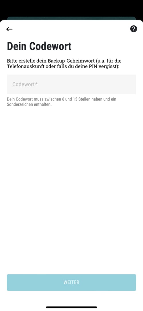 Traders Place Registrierung Codewort