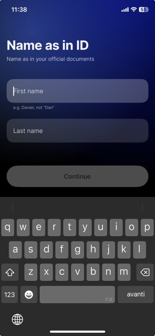Revolut App Registrierung