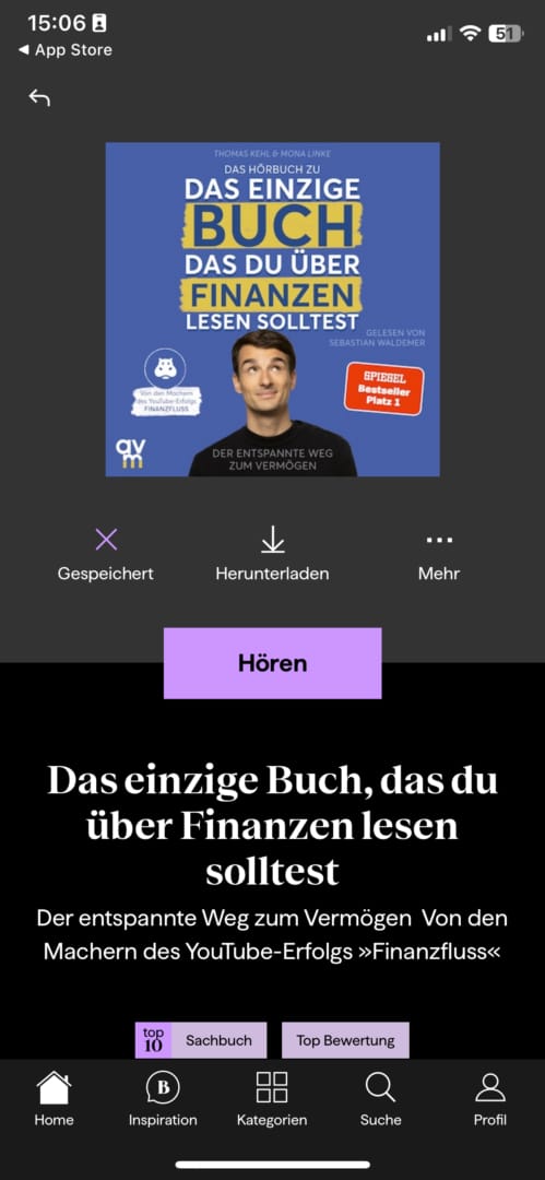 BookBeat: Das einizige Buch, das du über Finanzen lesen solltest.