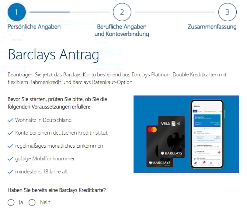 Barclays Platinum Double Kreditkarte Vor und Nachteile